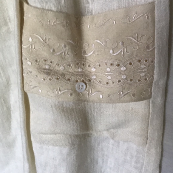 Sweet Jessie Linen 100% midi dress Sz S - Picture 11 of 11